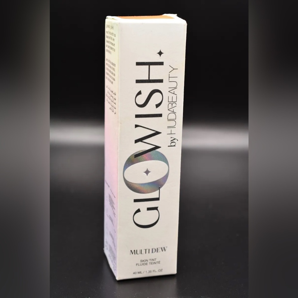 Huda Beauty GloWish Multidew Skin Tint Foundation | Light Medium | NEW IN BOX